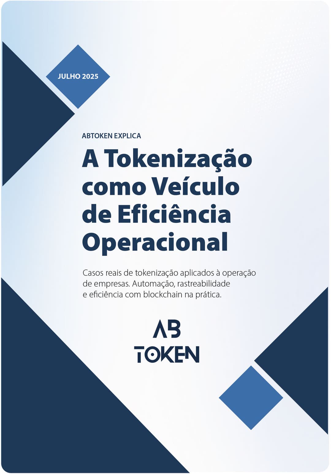 Tokenização como Veículo de Eficiência Operacional
